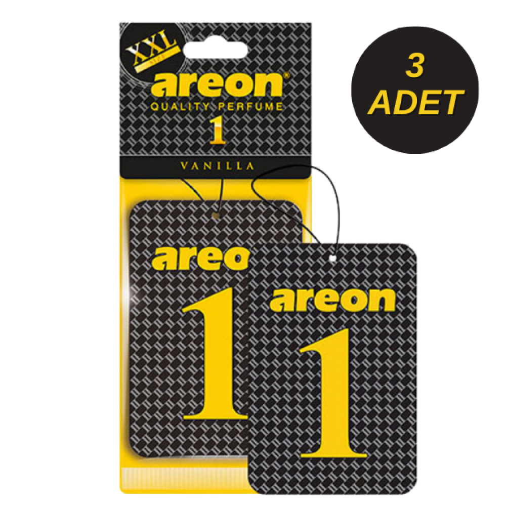 Areon 1 Vanilla Oto Araç Kokusu 3 Adet