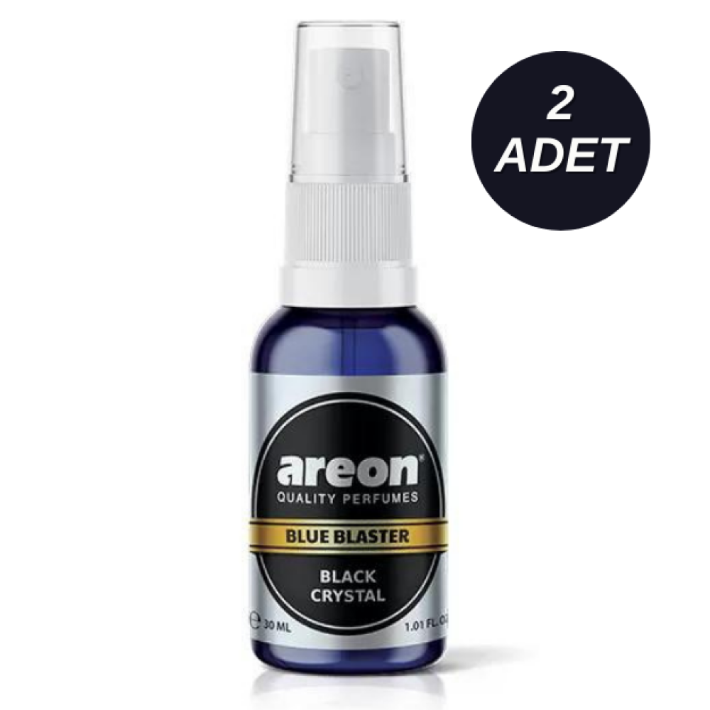 Areon 30ml Blue Blaster Black Crystal Sprey Oto Araç Kokusu 2 Adet