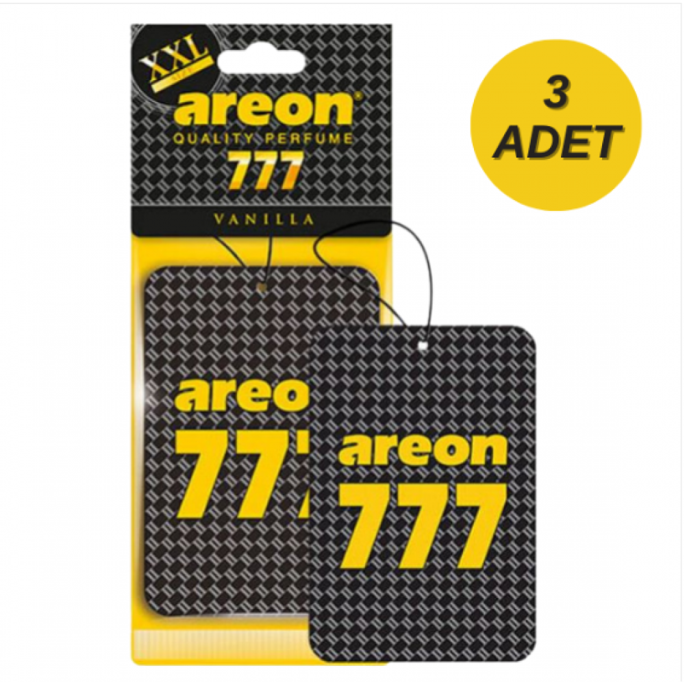 Areon XXL 777 Vanilla Oto Araç Kokusu 3 Adet