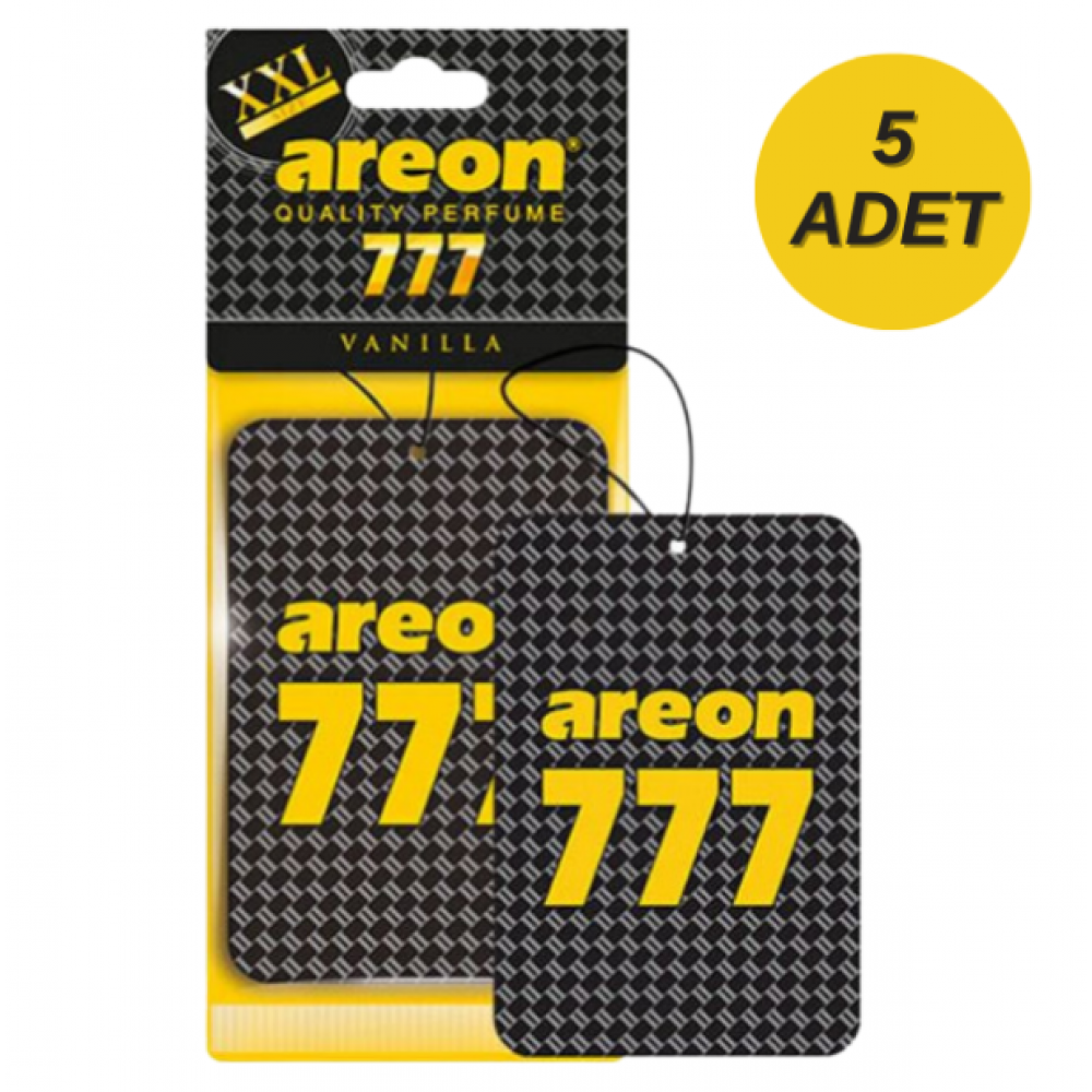 Areon XXL 777 Vanilla Oto Araç Kokusu 5 Adet