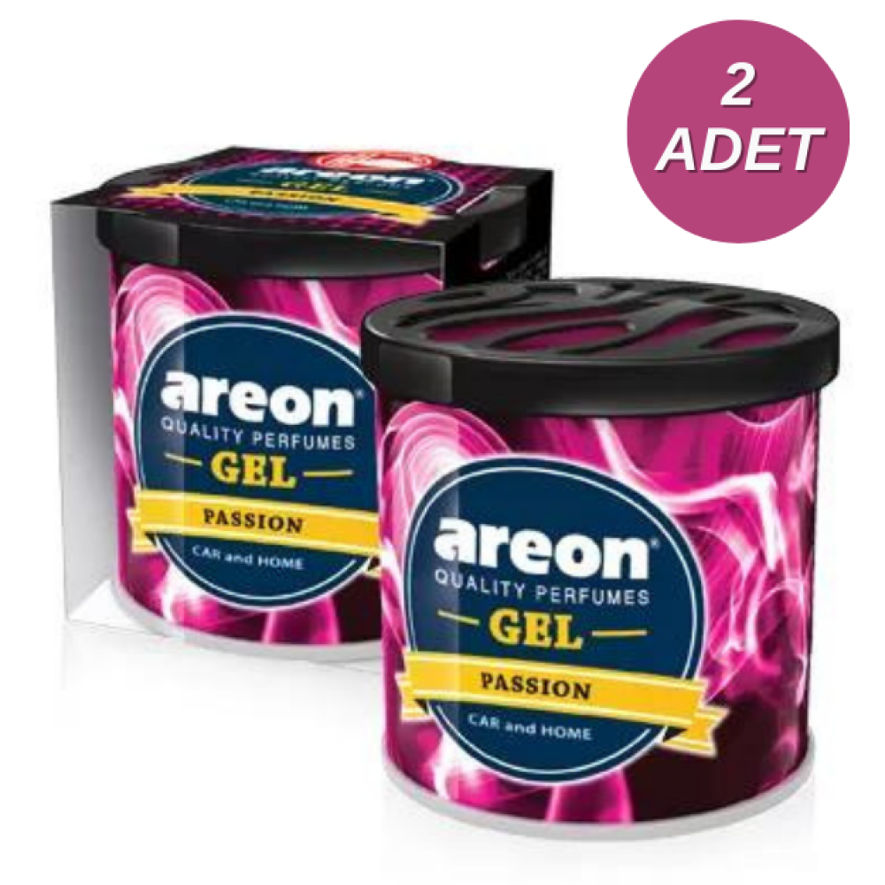 Areon Gel Can Passion Bardaklık Oto Araç Kokusu 2 Adet