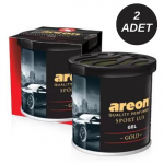 Areon Gel Can Sport Lux Gold Bardaklık Oto Araç Kokusu 2 Adet