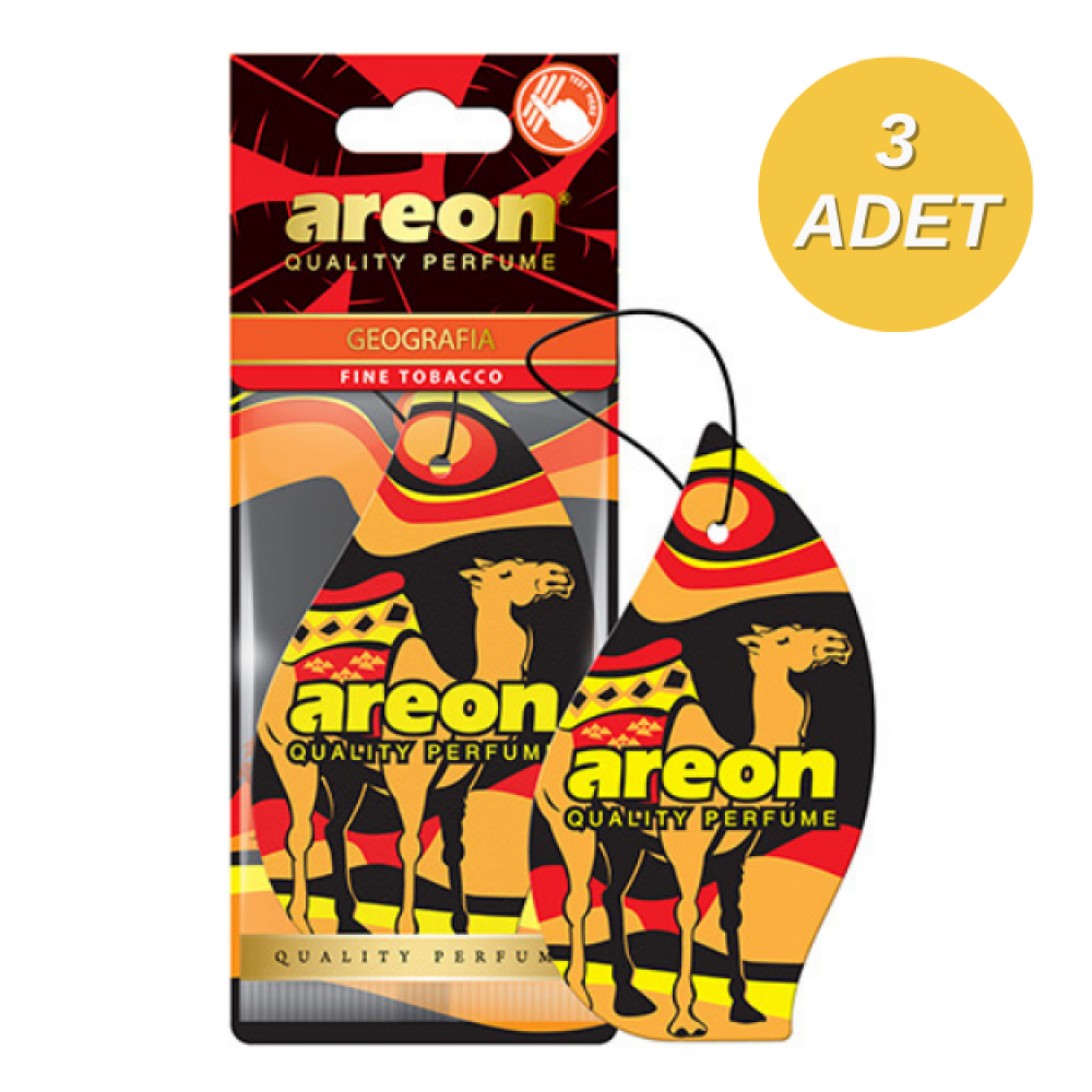 Areon Geografia Fine Tobacco Oto Araç Kokusu 3 Adet