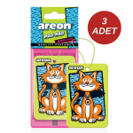 Areon Mao Mao Bubble Gum Oto Araç Kokusu 3 Adet