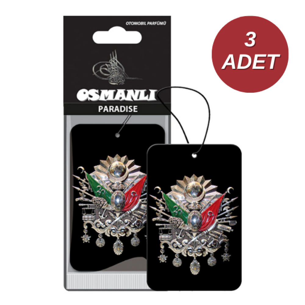 Areon Osmanlı Paradise Oto Araç Kokusu 3 Adet