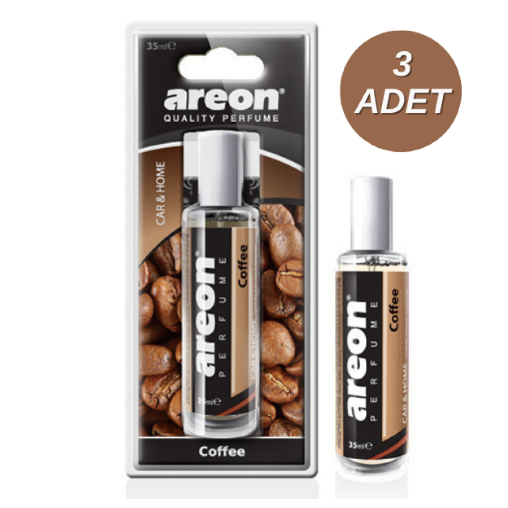 Areon Perfume 35ml Blister Coffee Sprey Oto Araç Kokusu 3 Adet