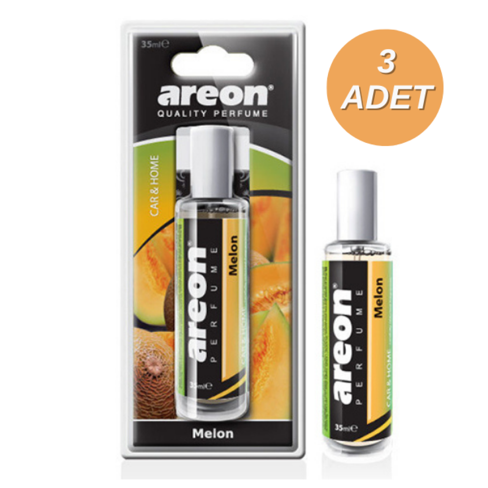 Areon Perfume 35ml Blister Melon Sprey Oto Araç Kokusu 3 Adet