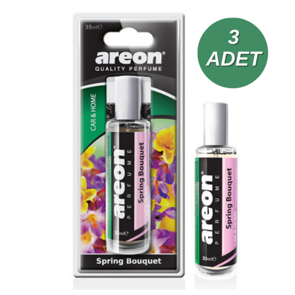 Areon Perfume 35ml Blister Spring Bouquet Sprey Oto Araç Kokusu 3 Adet