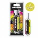 Areon Perfume 35ml Blister Tutti Frutti Sprey Oto Araç Kokusu 3 Adet