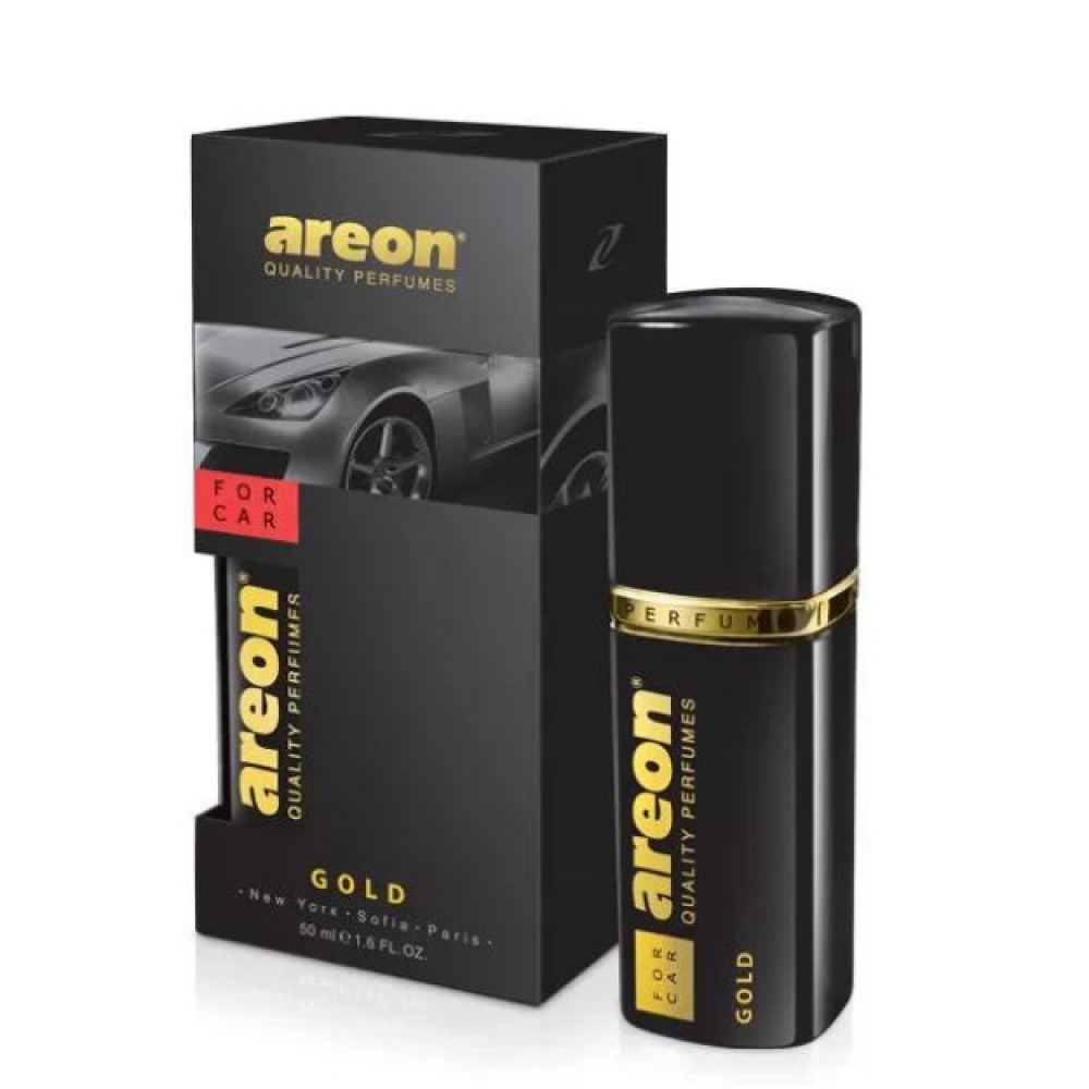 Areon Gold 50ml Araç Parfümü (Siyah Şişe)