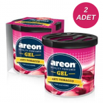 Areon Gel Can Anti Tobacco Bardaklık Oto Araç Kokusu 2 Adet