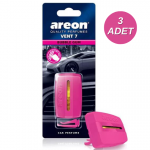 Areon Vent 7 Bubble Gum Araç Klima Kokusu 3 Adet