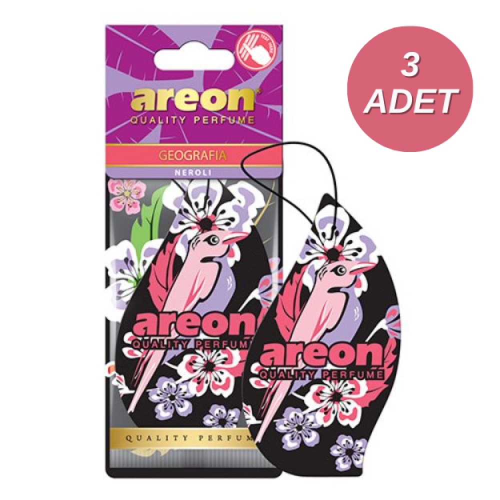 Areon Geografia Neroli Oto Araç Kokusu 3 Adet