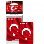 Areon Türk Bayrağı Coconut Oto Araç Kokusu