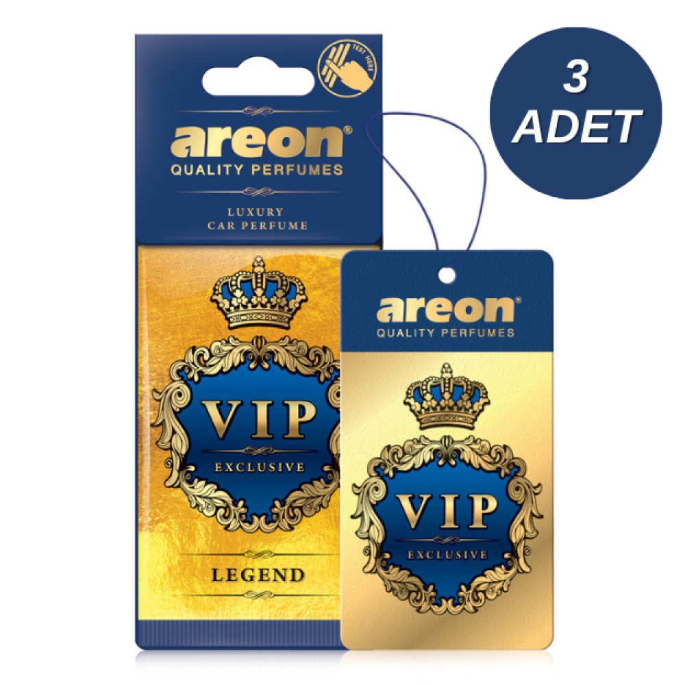 Areon Vip Legend Oto Araç Kokusu 3 Adet