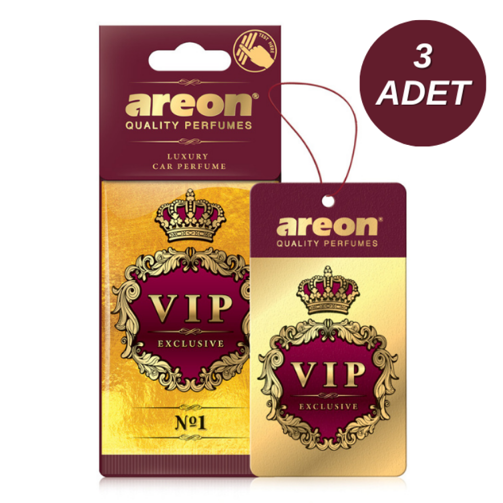 Areon Vip No1 Oto Araç Kokusu 3 Adet
