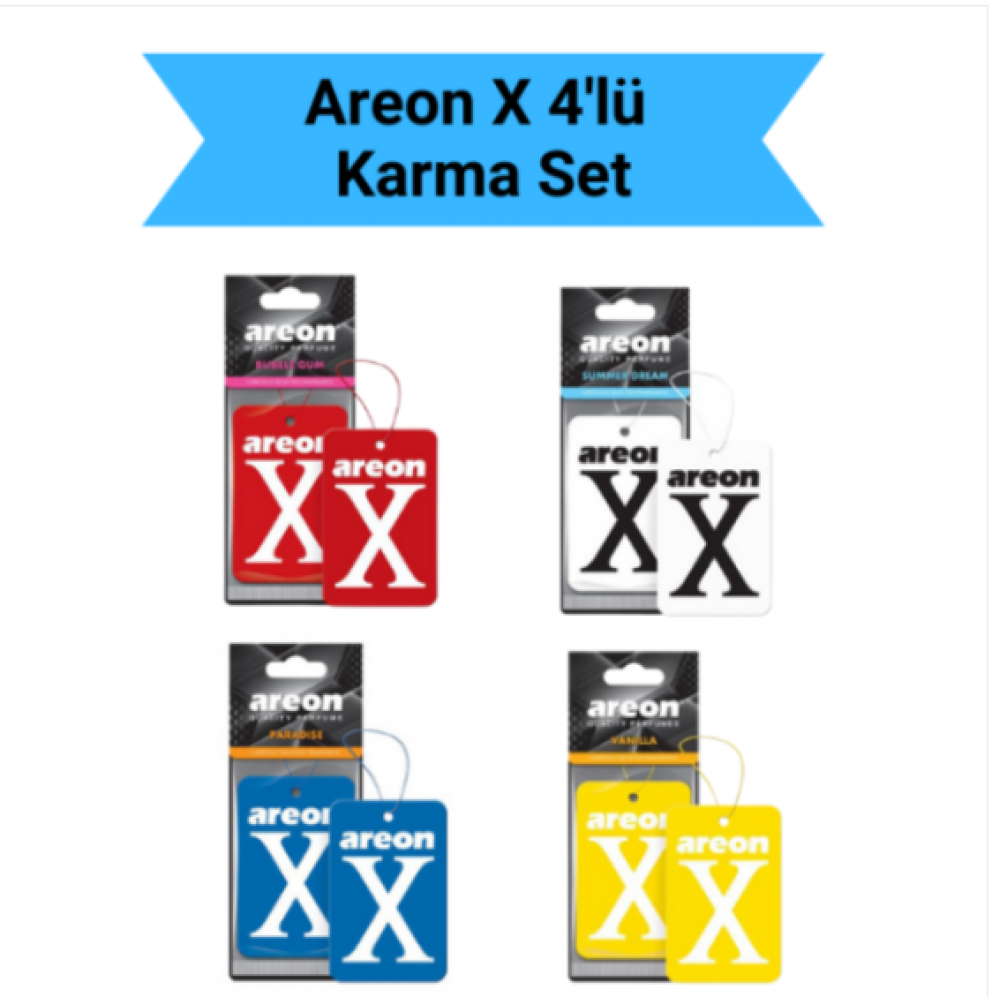 Areon X Süper Karma 4'lü Set 