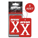 Areon X Apple Cinnamon Kırmızı Oto Araç Kokusu 5 Adet