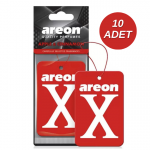 Areon X Apple Cinnamon Kırmızı Oto Araç Kokusu 10 Adet