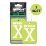 Areon X Mountain Fresh Yeşil Oto Araç Kokusu 3 Adet