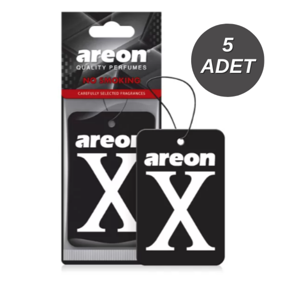 Areon X No Smoking Siyah Oto Araç Kokusu 5 Adet