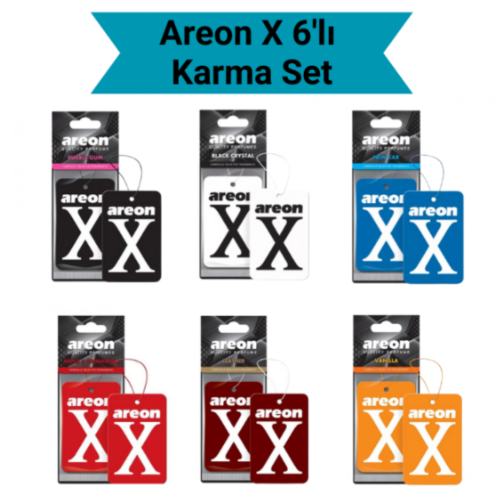 Areon X Süper 6'lı Karma Set