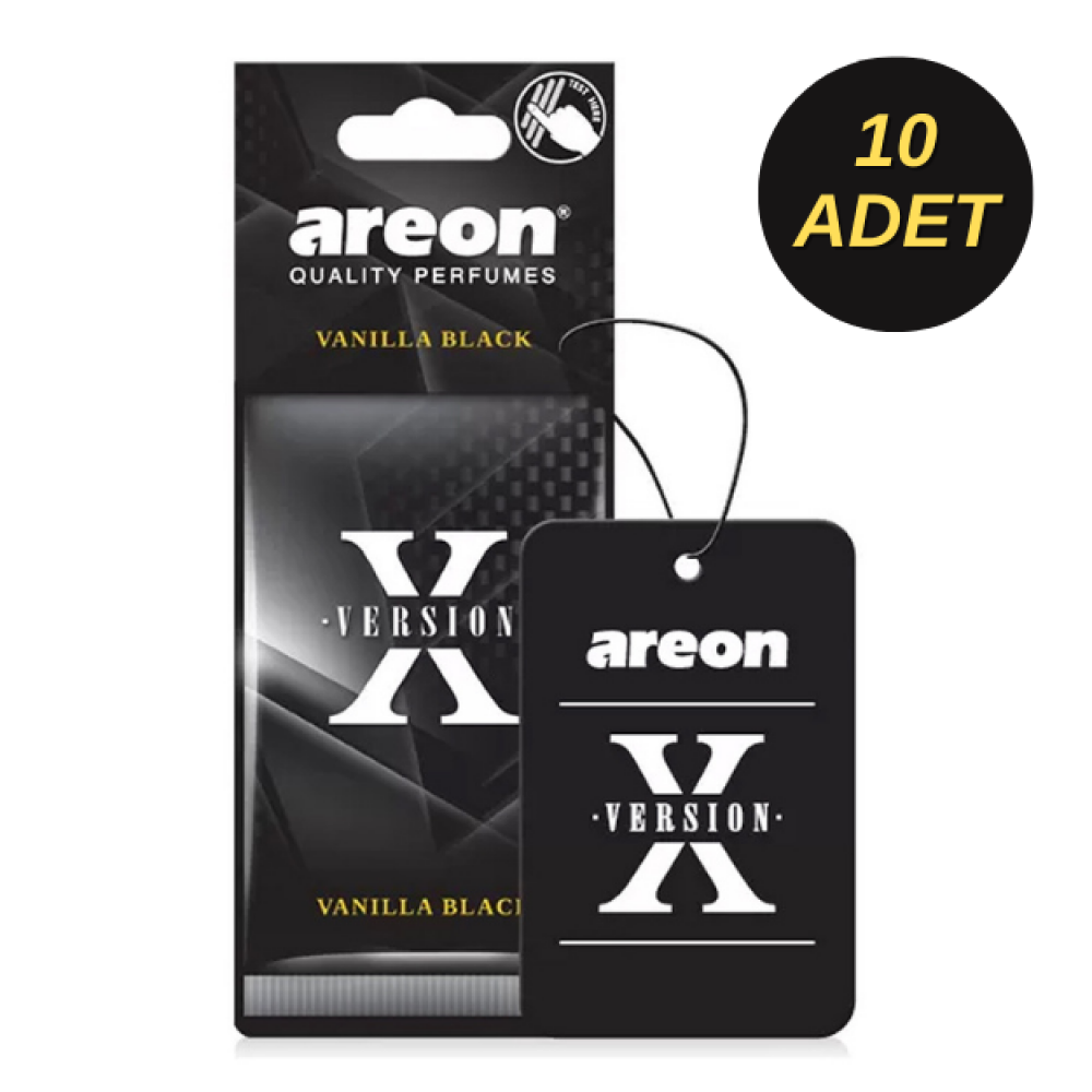 Areon X Version Vanilla Black Oto Araç Kokusu 10 Adet