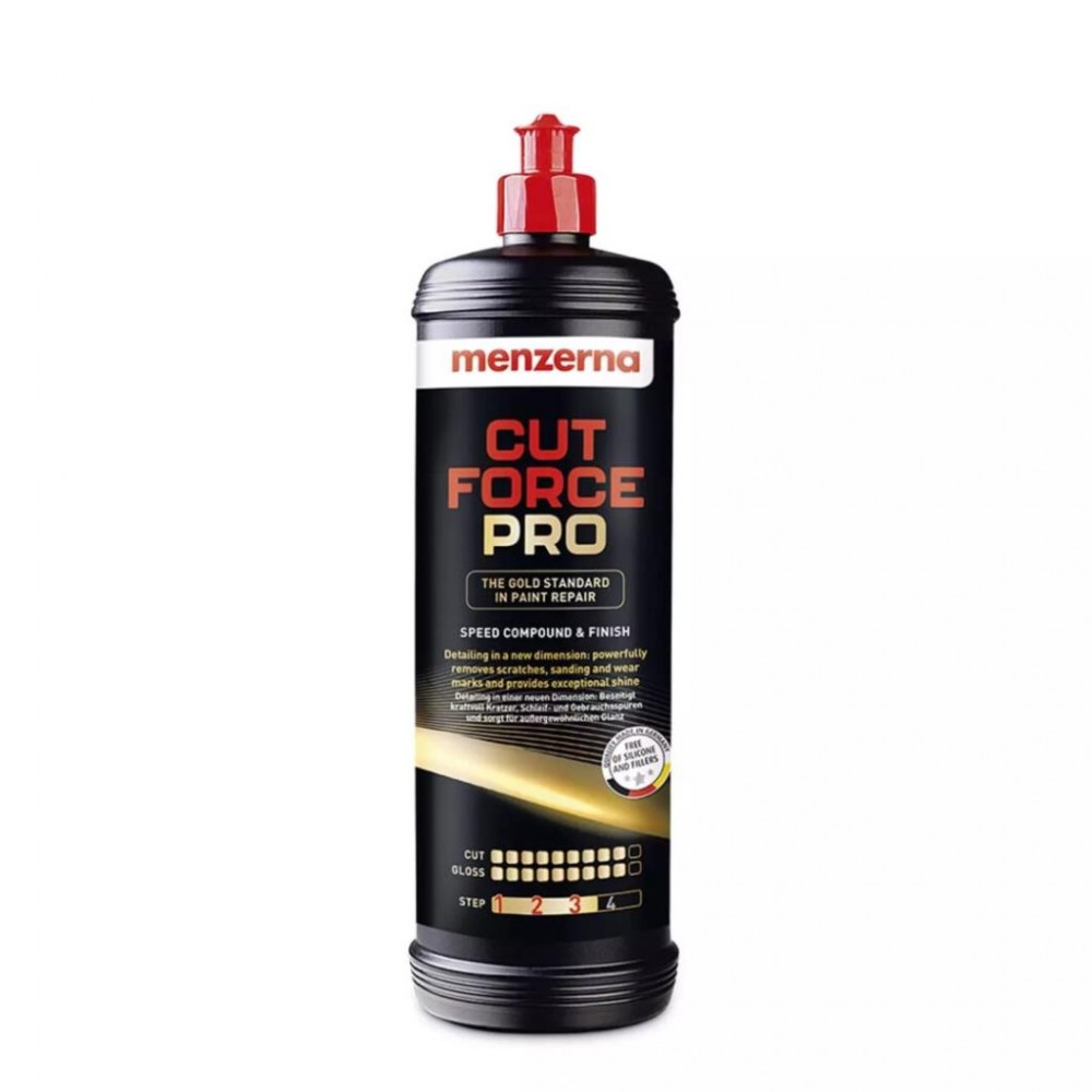 MENZERNA Cut Force Pro Altın Seri Ağır Çizik Giderici Kalın Pasta – 1 Litre