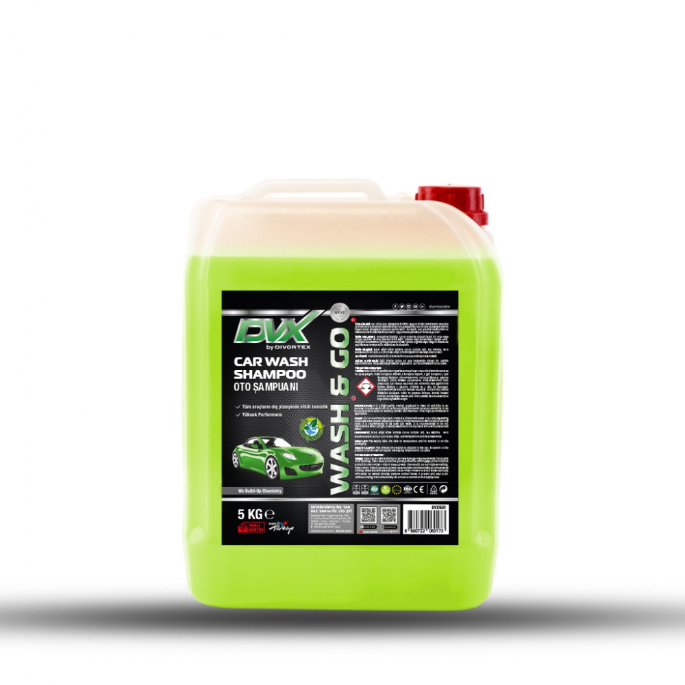 Divortex Wash & Go Oto Şampuanı 5 Kg.