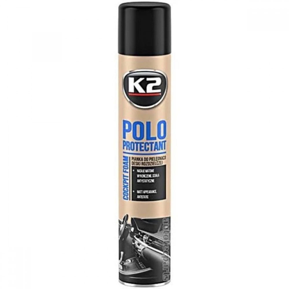 K2 POLO PROTECTANT FOAM Vinil Plastik Temizleyici & Koruyucu Köpük 750ml