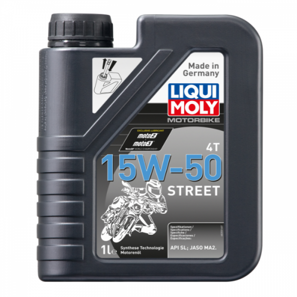 Liqui Moly 15W50 4T Street Motosiklet Motor Yağı 1 Litre 2555