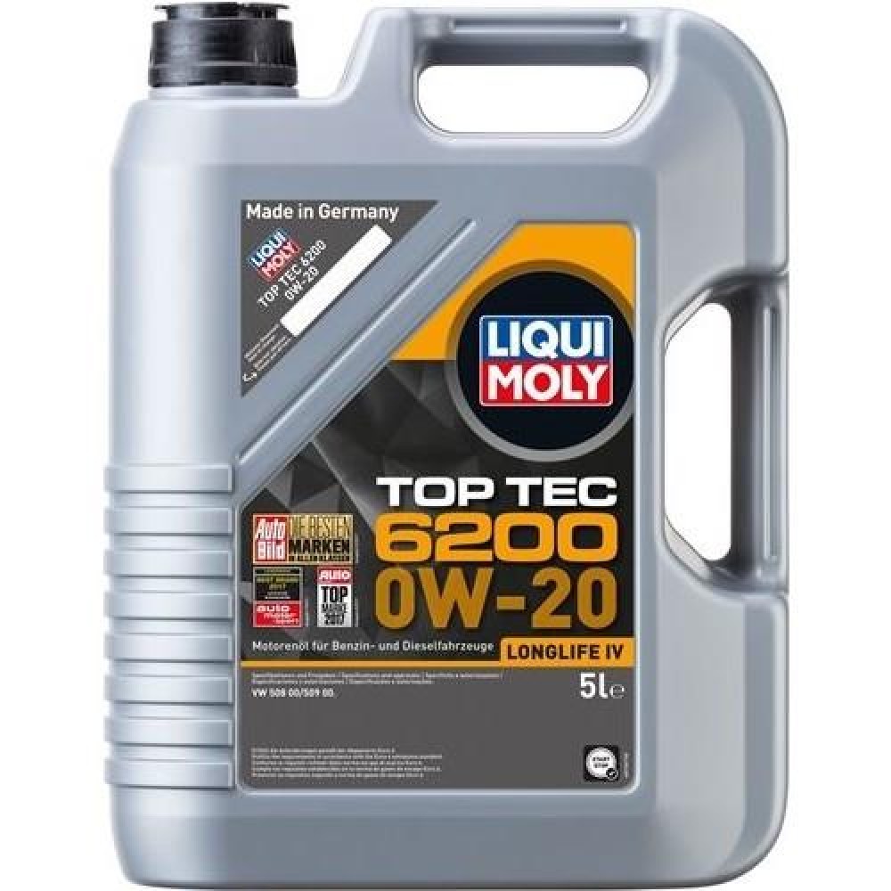 Liqui Moly Top Tec 6200 0W20 Motor Yağı 5 Litre 20789