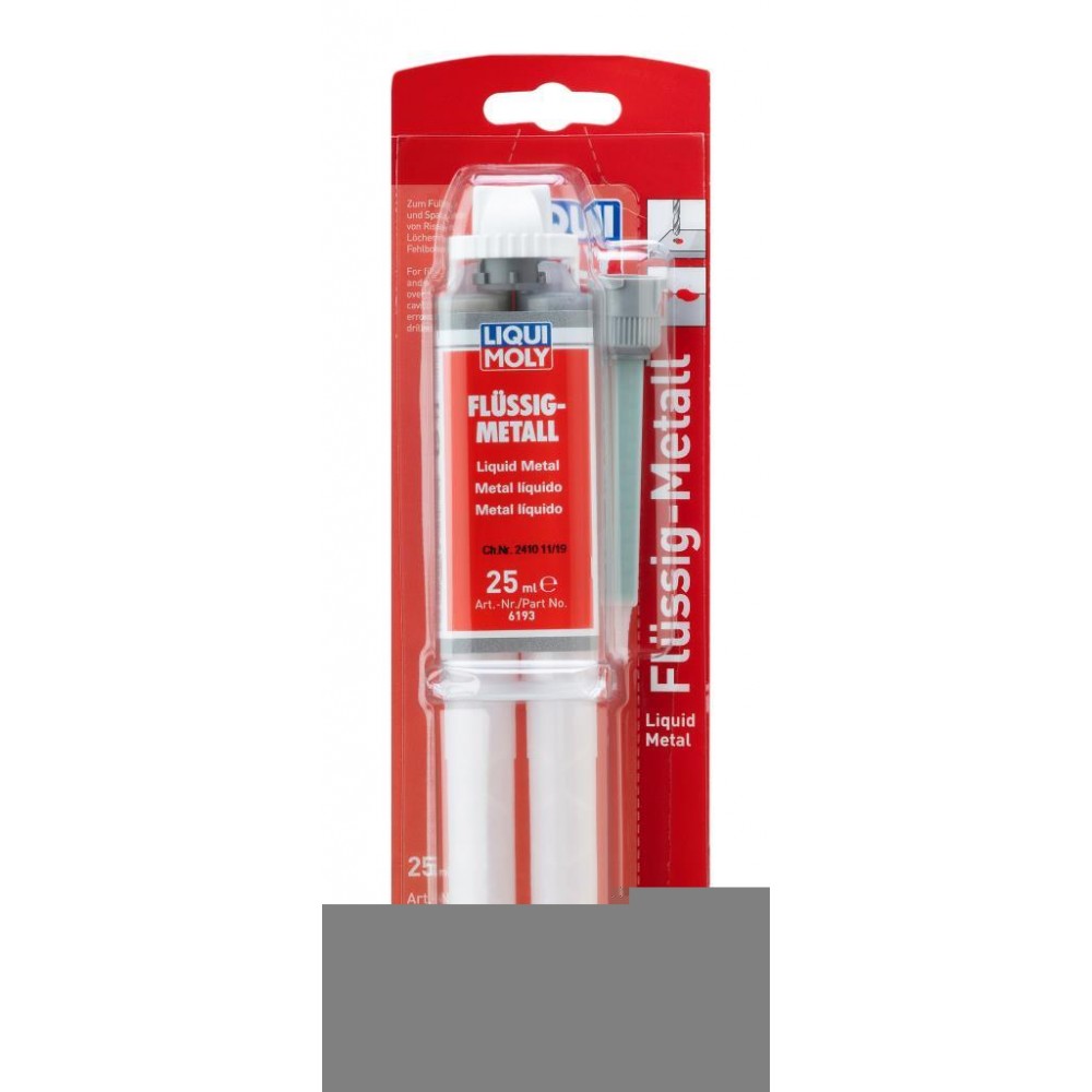 Liqui Moly Çift Kompenant Güçlü Likit Metal Yapıştırıcı 25 ml. 6193
