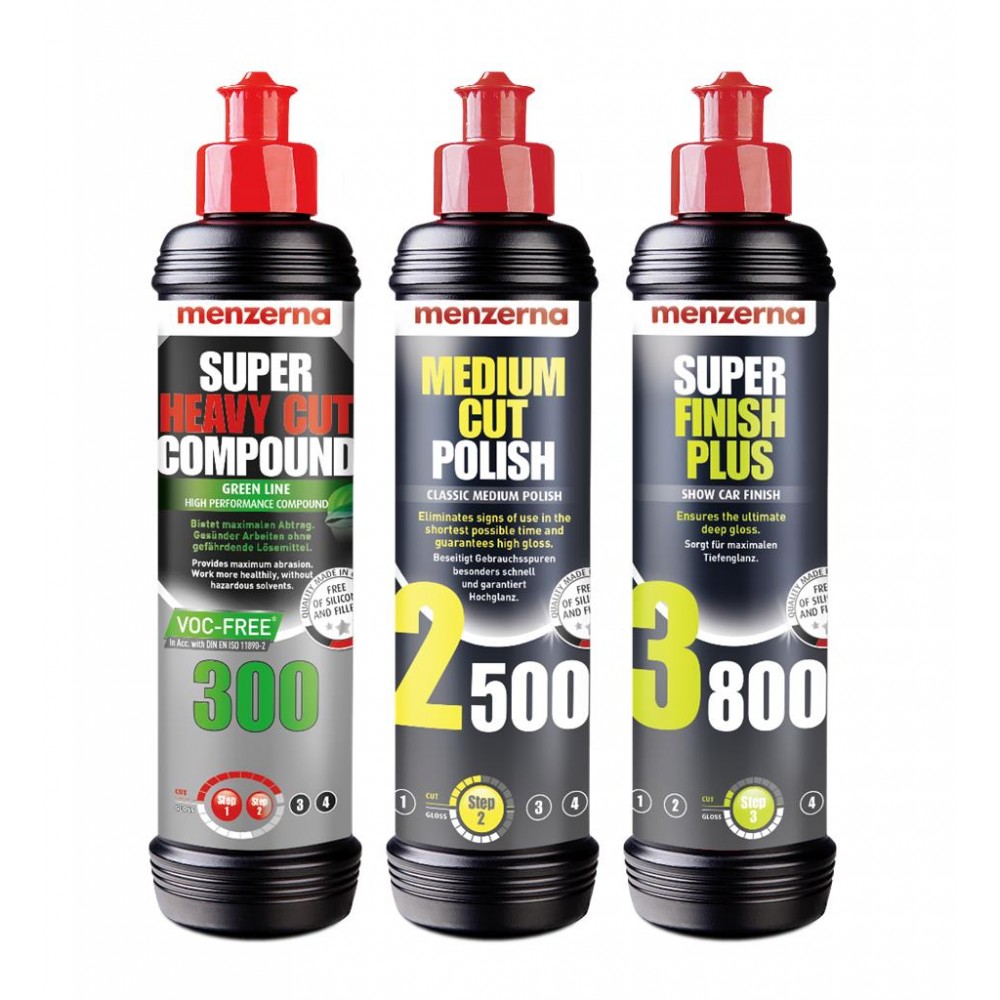 Menzerna Pasta Hare Cila Seti 3 x 250 ml.